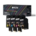 Multipack (4) Toners CMYK (Cyaan/Magenta/Geel/Zwart) Compatibel met Xerox Phaser, WorkCentre - Vervangt 106R02756